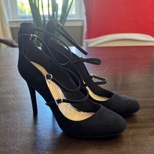 Circus by Sam Edelman Black Strappy Heels